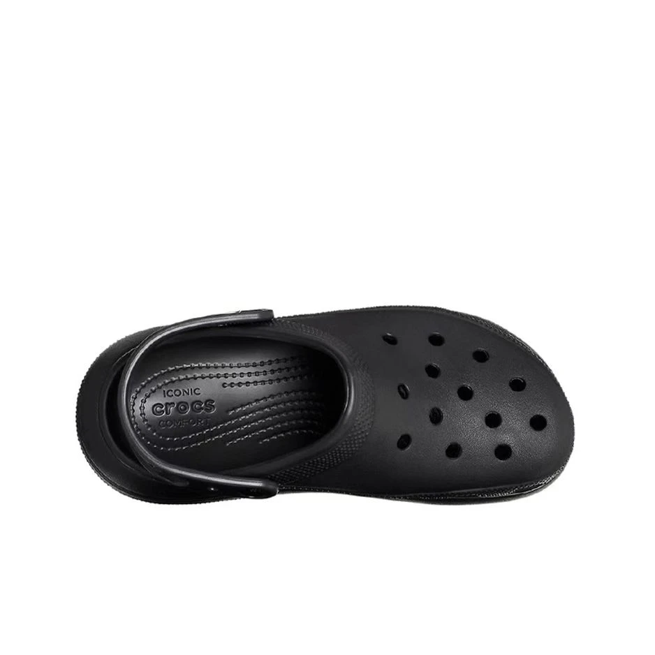 商品[国内直发] Crocs|Crocs卡骆驰 Classic Crush EVA 泡芙 洞洞鞋 5.2cm 男女同款 黑色,价格¥416,第4张图片详细描述