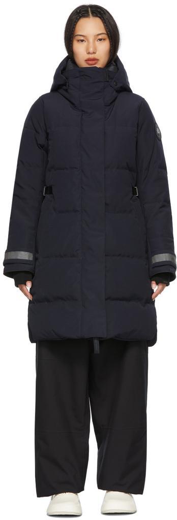 商品Canada Goose|海军蓝 Black Label 系列 Bennett 羽绒派克大衣,价格¥10248,第1张图片
