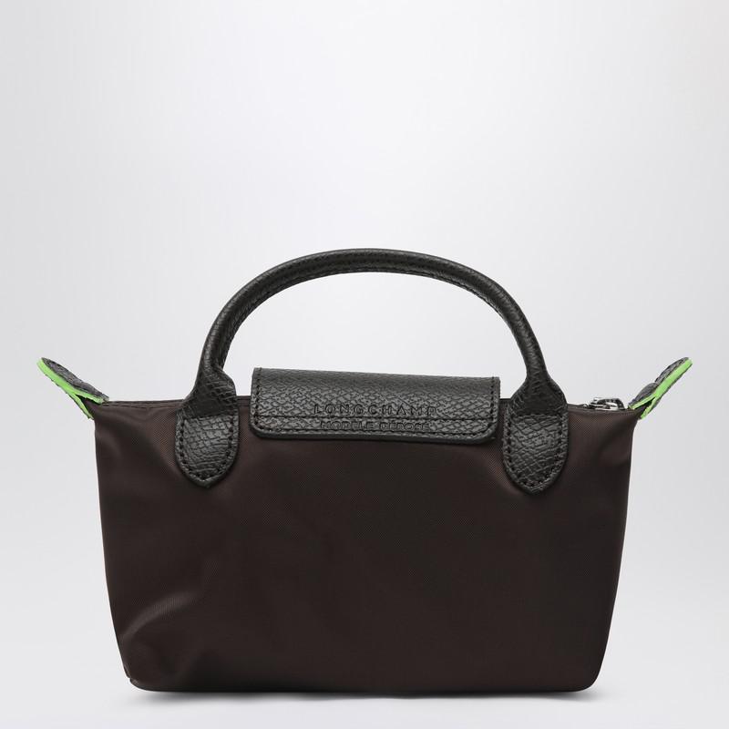 【関税&送料込】Longchamp Mocha Coloured Le Pliage Green M B Longchamp Le Pliage® Green M Shoulder Bag Mocha - Recycled