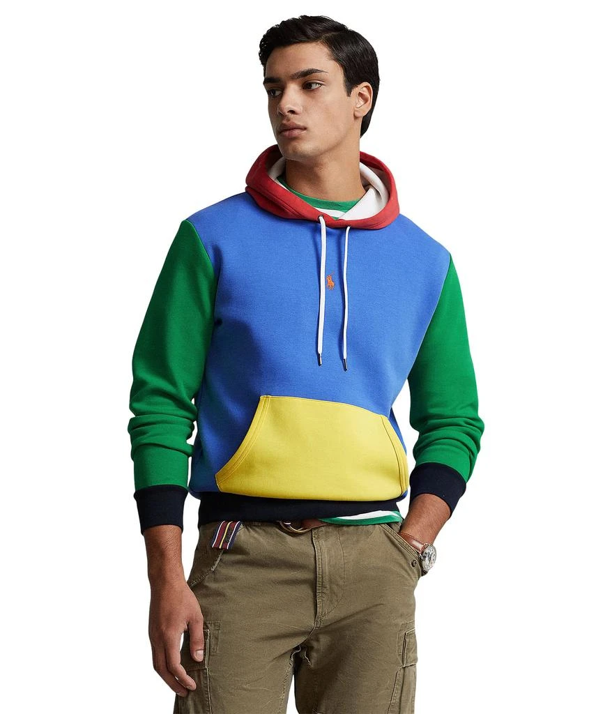 商品Ralph Lauren|Color-Blocked Double-Knit Hoodie,价格¥618,第1张图片