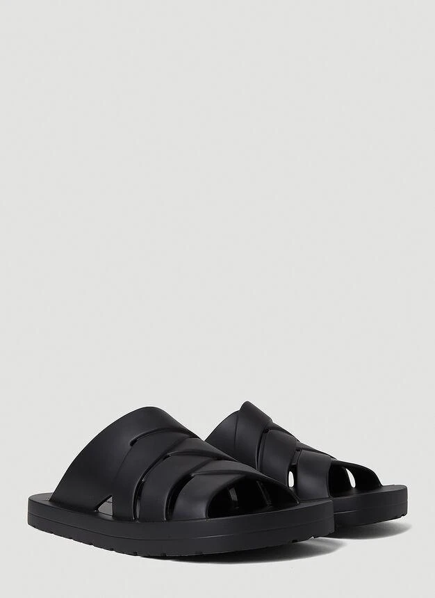 商品Bottega Veneta|Plat Sandals in Black,价格¥3785,第2张图片详细描述