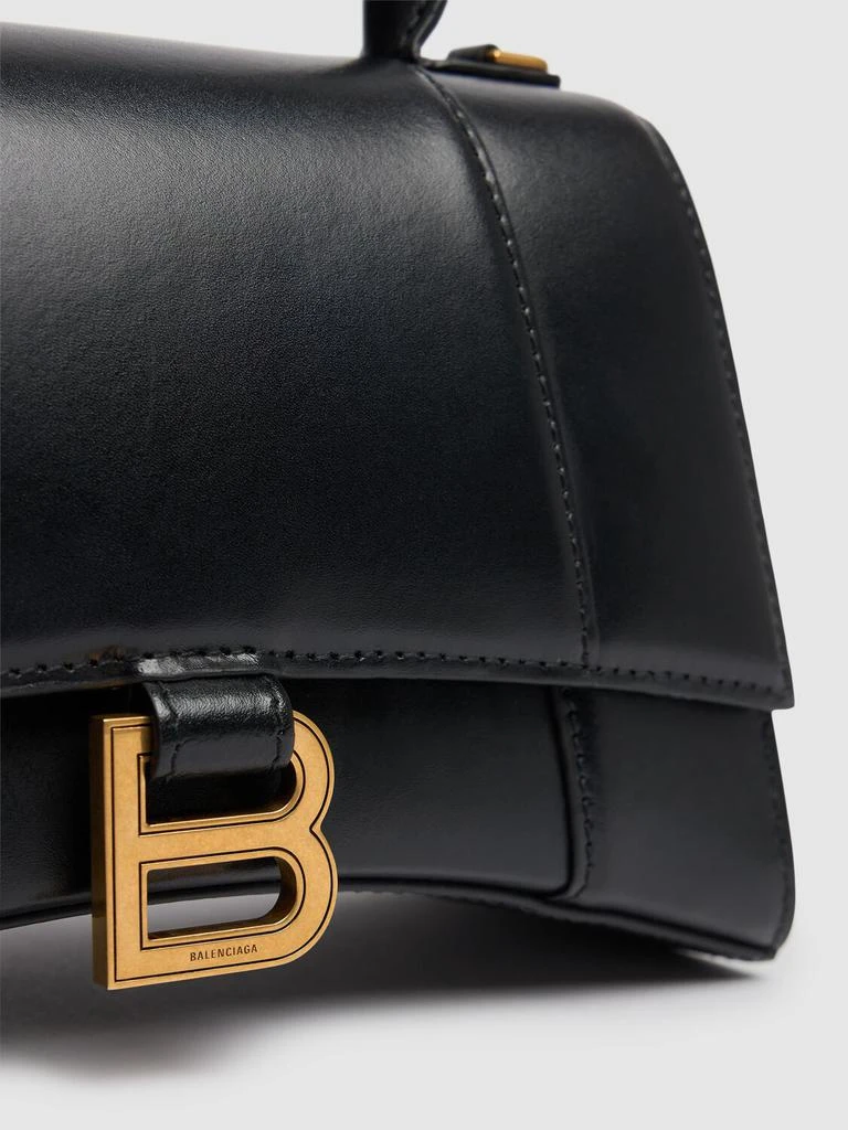 商品Balenciaga|Small Hourglass Smooth Leather Bag,价格¥22039,第4张图片详细描述