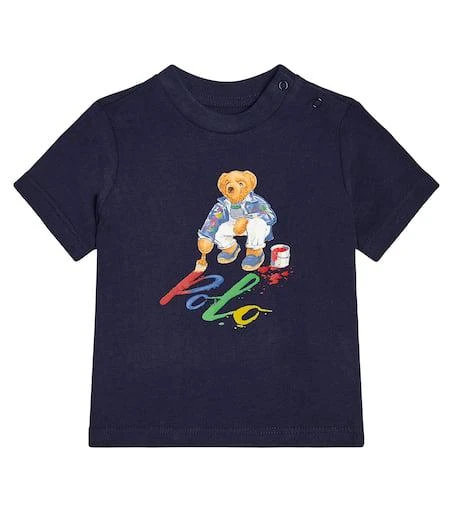 商品Ralph Lauren|Baby Polo Bear cotton jersey T-shirt,价格¥417,第1张图片