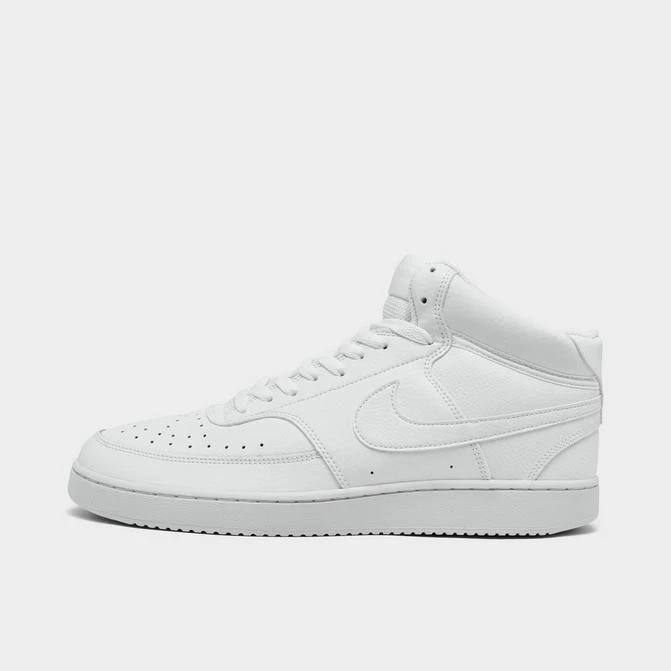 商品NIKE|男款 耐克 Court Vision Mid 纯白 休闲鞋,价格¥366,第1张图片