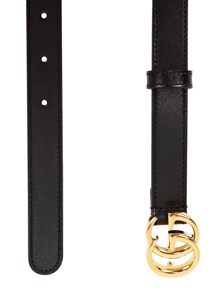 商品Gucci|GG black leather belt,价格¥2429,第5张图片详细描述