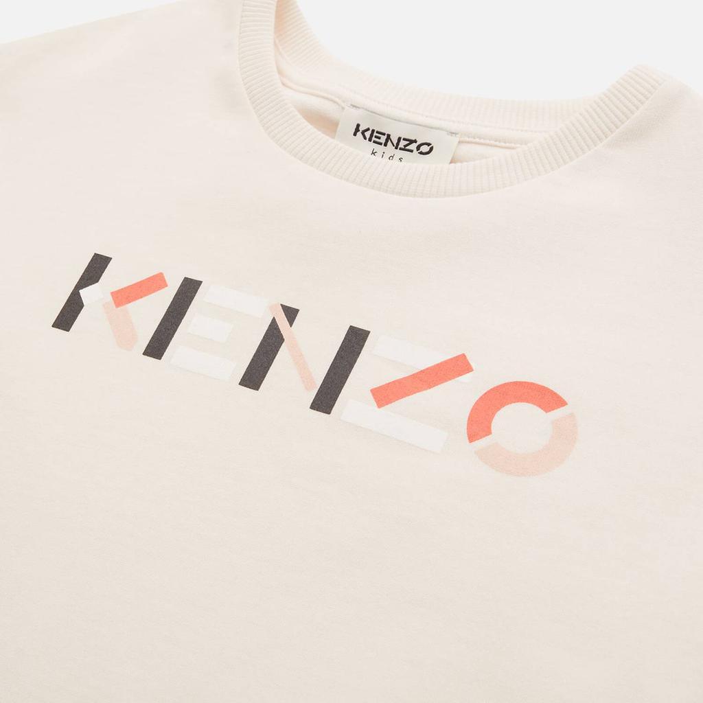 商品Kenzo|KENZO Girls' Logo T-Shirt - Off White,价格¥215,第5张图片详细描述