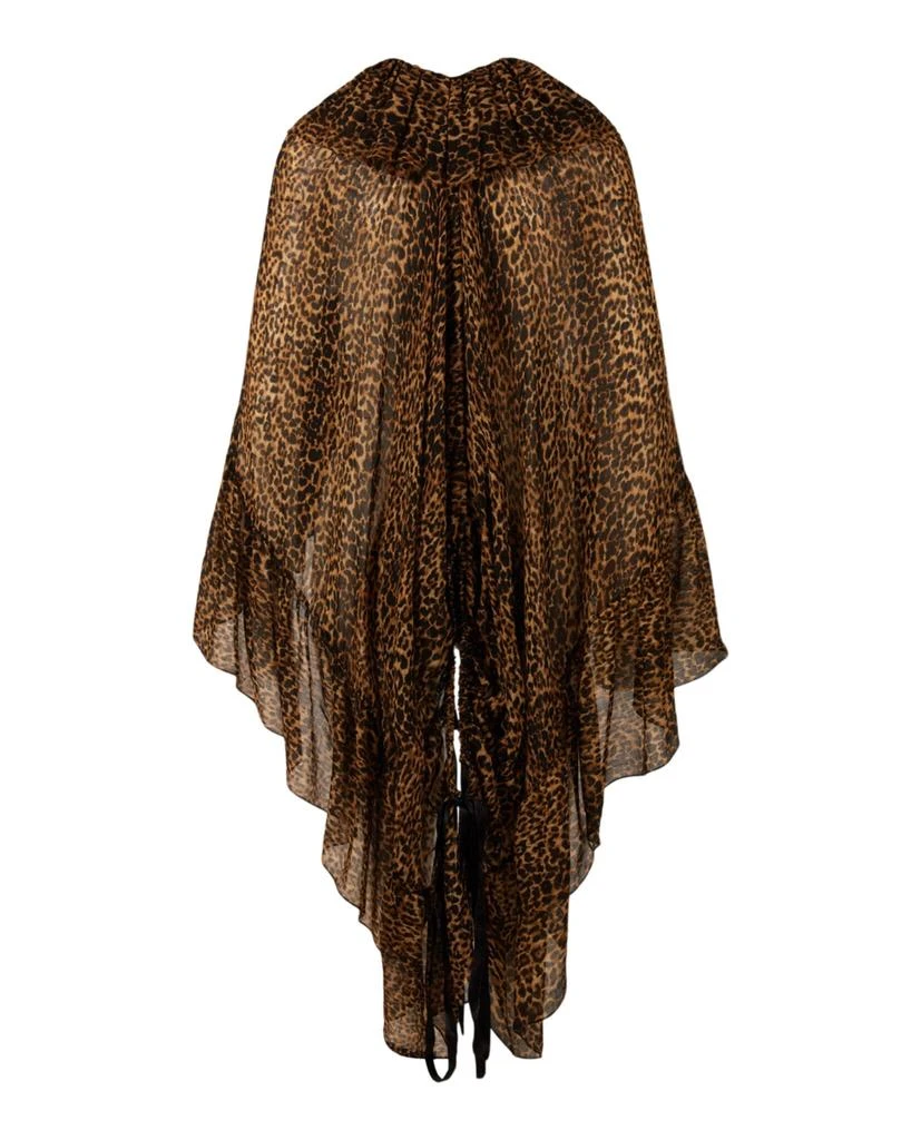 商品Yves Saint Laurent|Leopard Silk Cape,价格¥5378,第2张图片详细描述