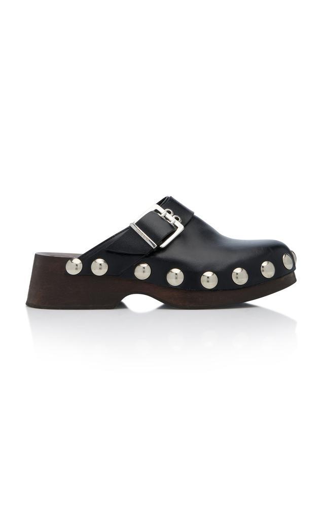 商品Ganni|Ganni - Women's Studded Leather Clogs - Black - Moda Operandi,价格¥3148,第1张图片