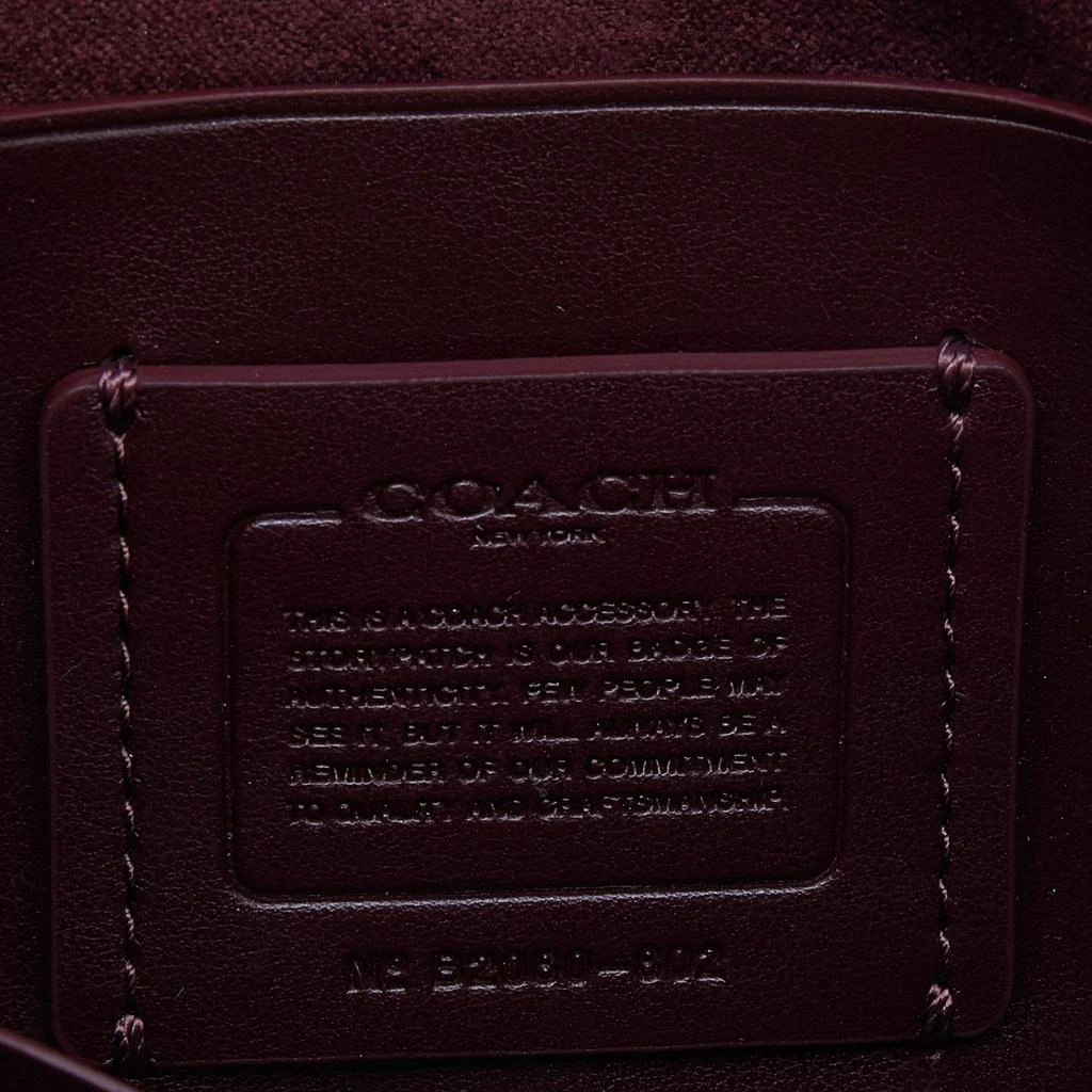 Coach Multicolor Woven Leather Hutton Clutch 商品