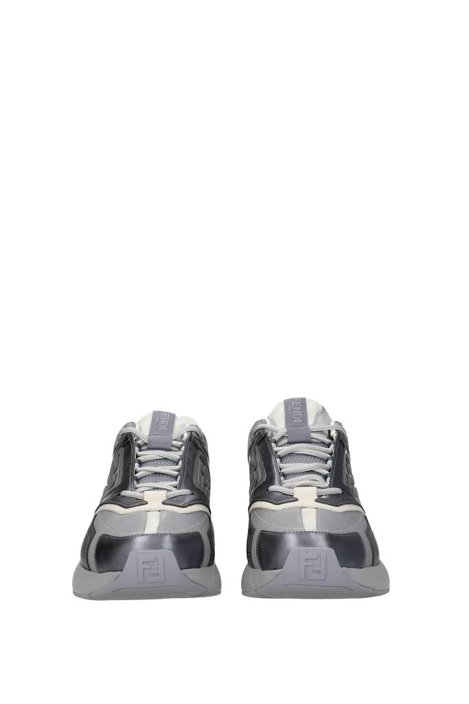 商品Fendi|Sneakers faster Fabric Gray Silver,价格¥3717,第3张图片详细描述