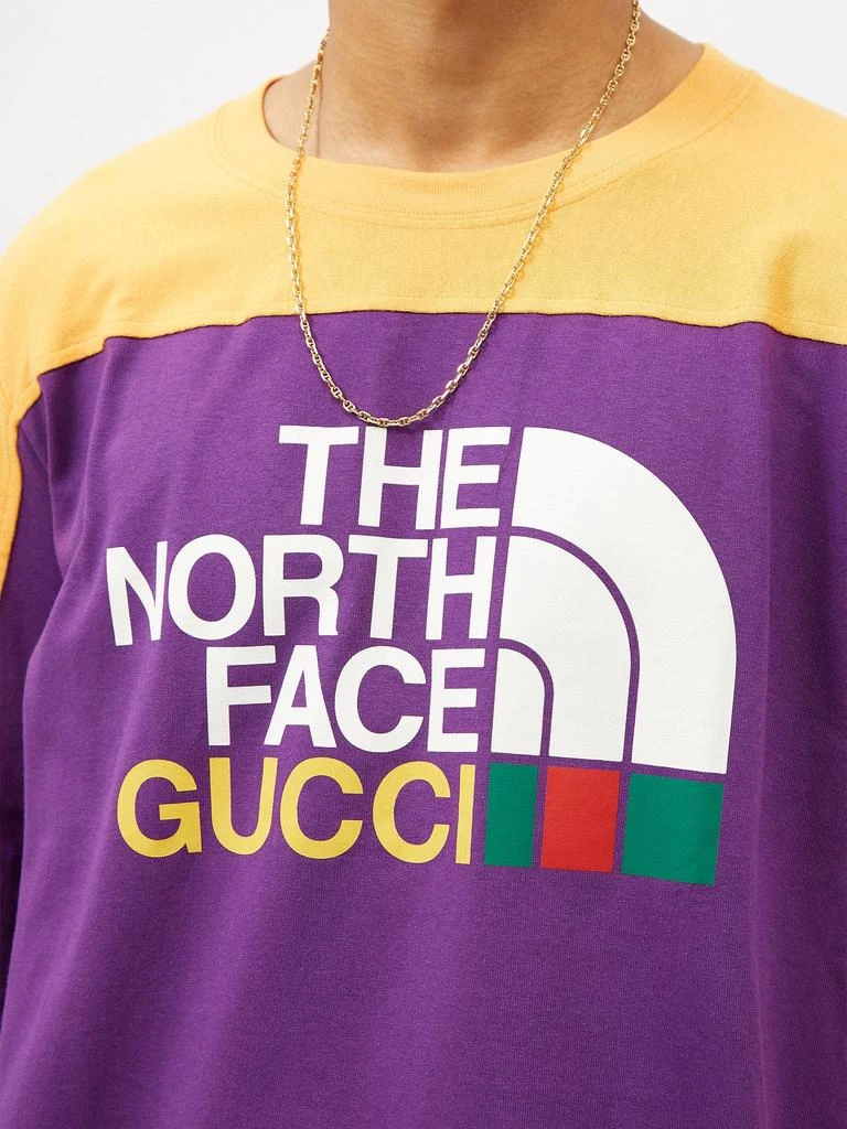 商品Gucci|X The North Face cotton long-sleeved T-shirt,价格¥5767,第4张图片详细描述