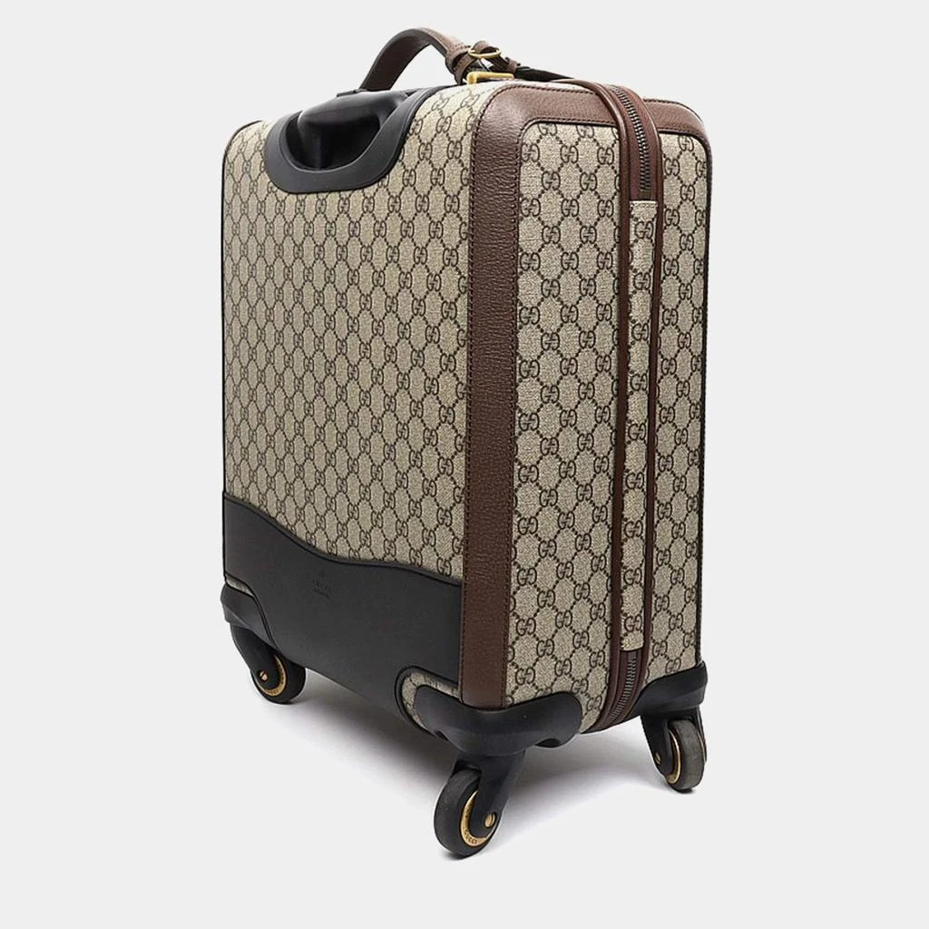商品[二手商品] Gucci|Gucci Beige Brown Canvas and Leather Savoy Small Suitcase,价格¥15927,第2张图片详细描述