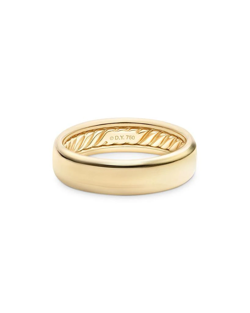 商品David Yurman|Men 's Classic Band Ring in 18K Yellow Gold,价格¥26119,第1张图片