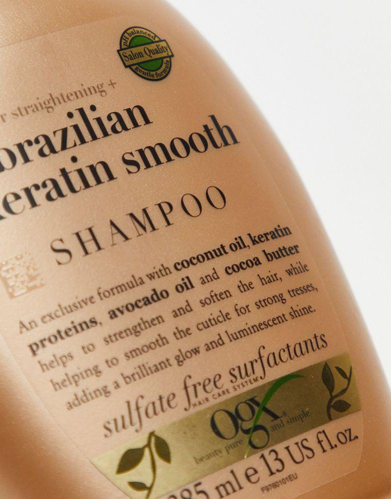 OGX Ever Straightening+ Brazilian Keratin Smooth Shampoo 385ml商品第4张图片规格展示