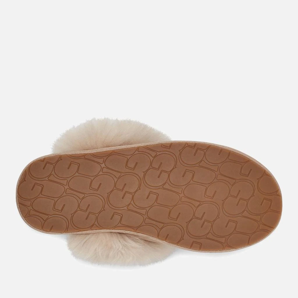 UGG'S SCUFF SIS SUEDE AND SHEEPSKIN SLIPPERS 商品