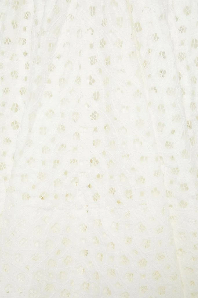 商品Maje|Ralina flared cotton-blend lace mini dress,价格¥560,第4张图片详细描述
