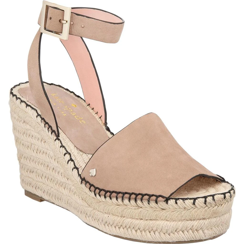 商品Kate Spade|Kate Spade Womens Felipa Leather Strappy Espadrilles,价格¥330,第1张图片