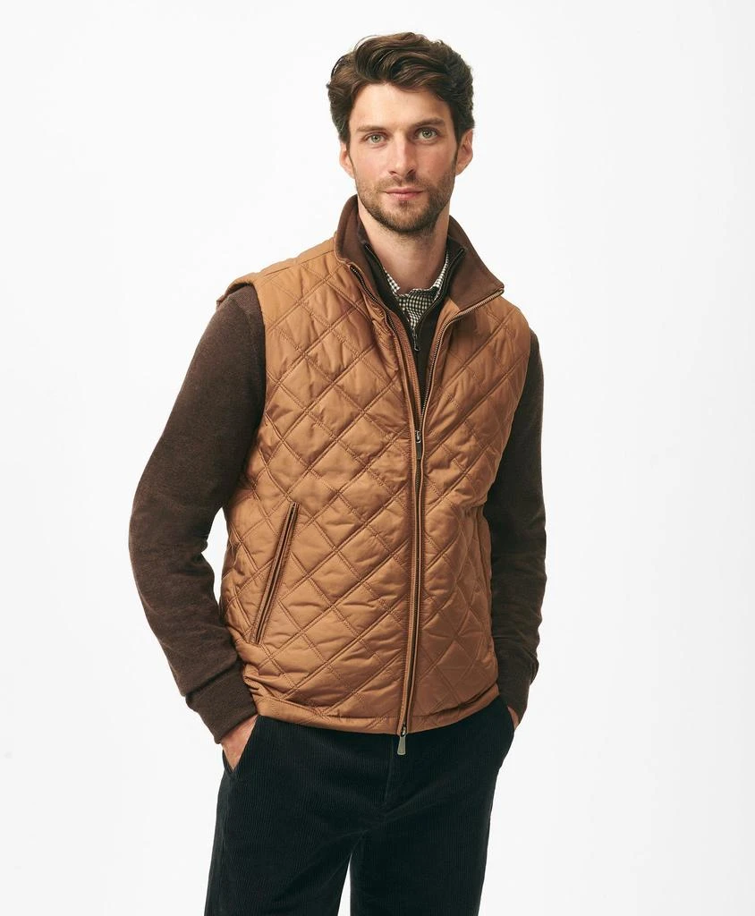 商品Brooks Brothers|Paddock Diamond Quilted Vest,价格¥1143,第1张图片