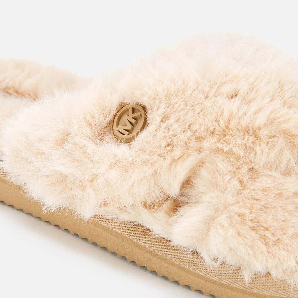 商品Michael Kors|MICHAEL MICHAEL KORS WOMEN'S LALA SLIDE SLIPPERS - CAMEL,价格¥338,第4张图片详细描述