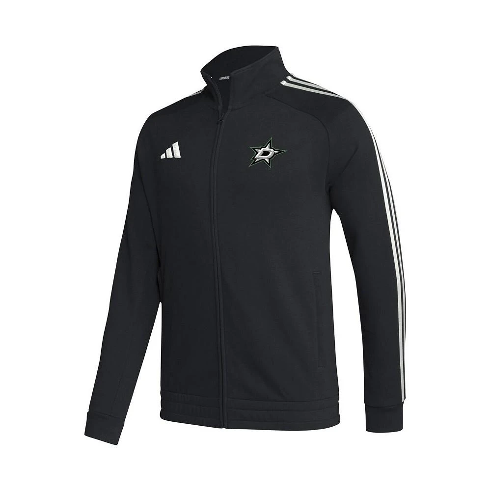 商品Adidas|Men's Black Dallas Stars Raglan Full-Zip Track Jacket,价格¥659,第3张图片详细描述