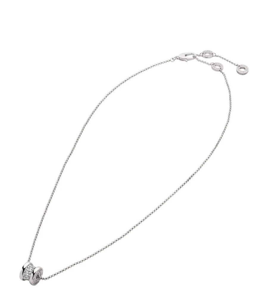 商品BVLGARI|White Gold and Diamond B.zero1 Necklace ,价格¥39527,第1张图片