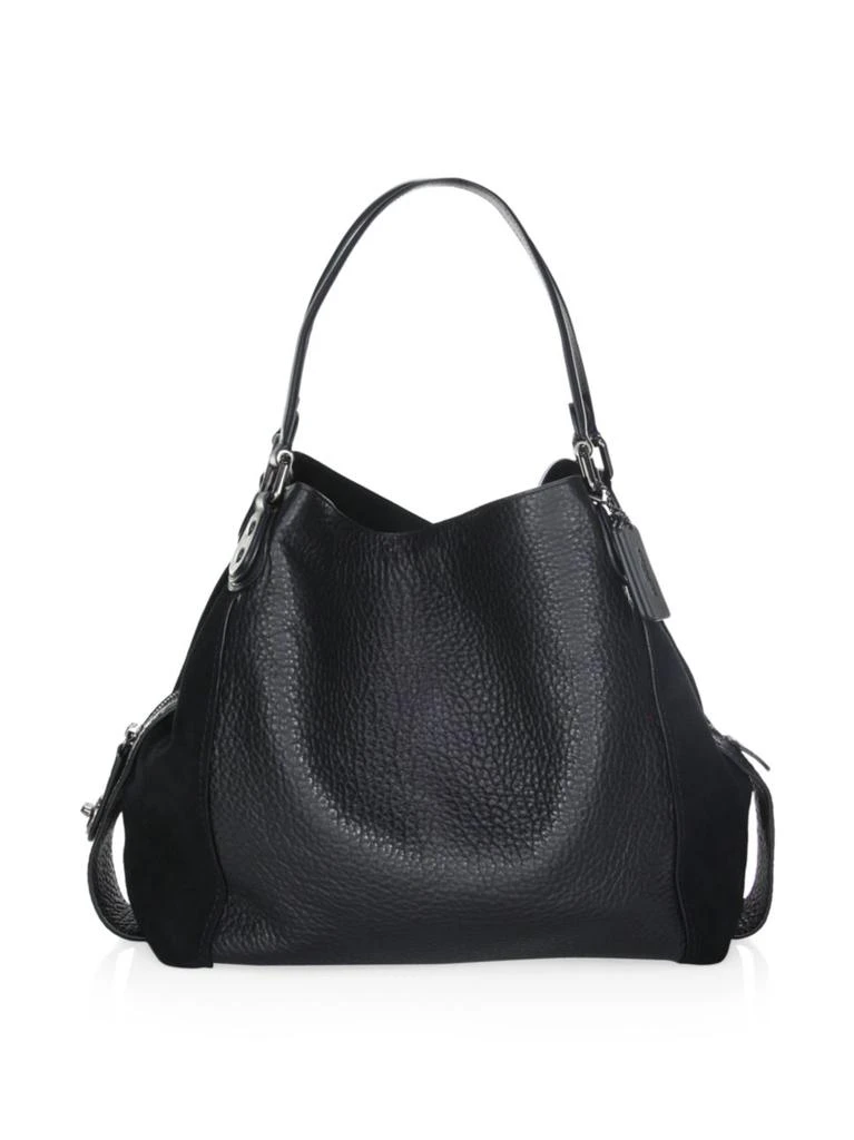 商品Coach|Coach - Edie Leather Hobo Bag,价格¥1491,第1张图片