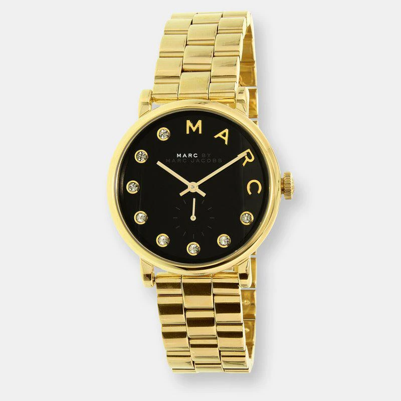 商品Marc Jacobs|Marc by Marc Jacobs Women's Baker MBM3421 Gold Stainless-Steel Quartz Fashion Watch ONE SIZE,价格¥1894,第1张图片