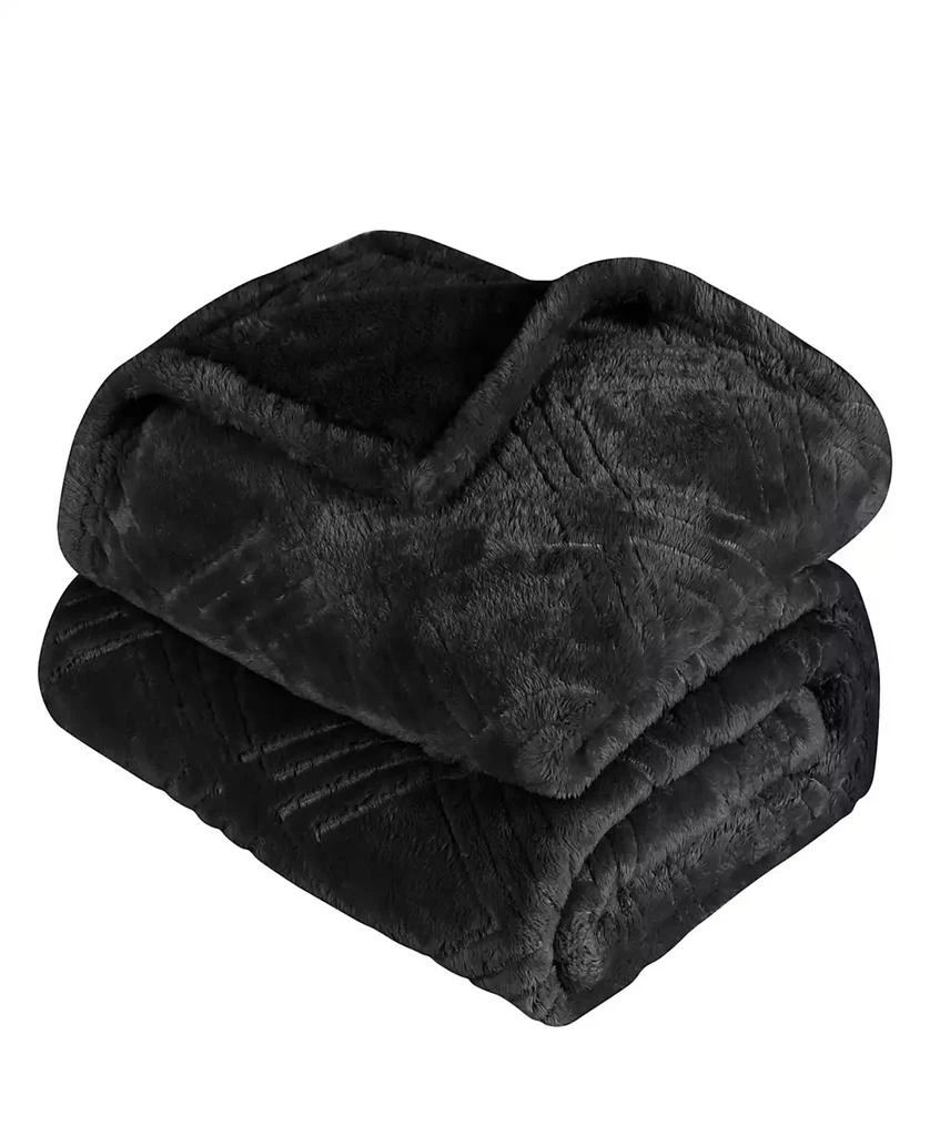 商品Superior|Diamond Flannel Fleece Plush Ultra-Soft Blanket,价格¥150,第1张图片