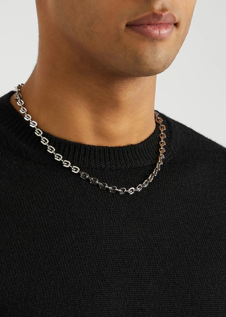 商品Givenchy|G Link silver-tone necklace,价格¥5650,第2张图片详细描述