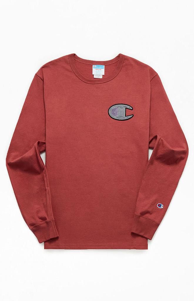 Spiral Stitch Long Sleeve T-Shirt商品第1张图片规格展示