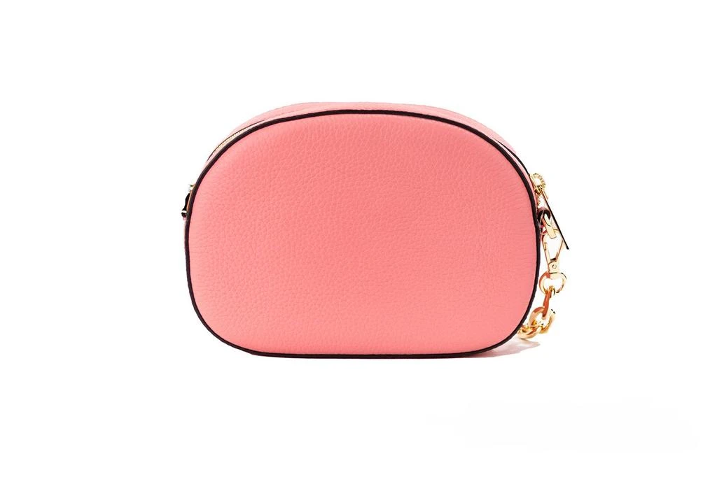 商品Michael Kors|Jet Set Glam Tea Rose Leather Oval Crossbody Handbag Women's Purse,价格¥1542,第2张图片详细描述