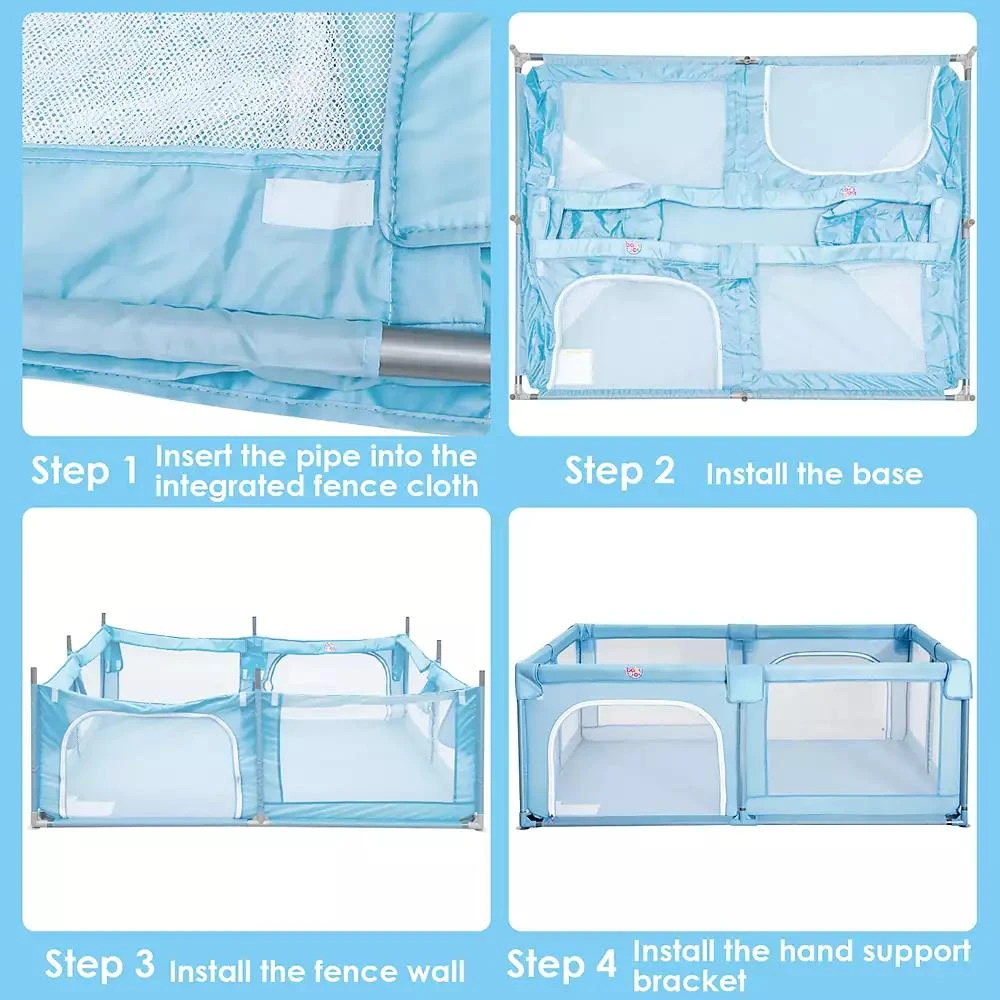 Toddler Playpen Extra Large Activity Center Safety Play Yard w/ Gate 商品