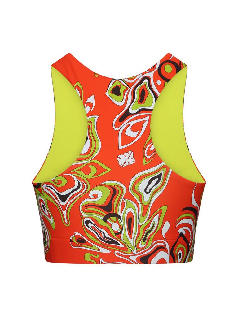 Lycra Jersey Printed Bra Top商品第4张图片规格展示