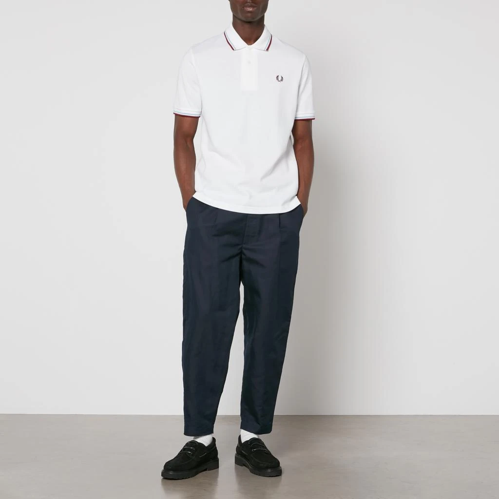 商品Fred Perry|Fred Perry Twin Tipped Cotton-Piqué Polo Shirt,价格¥893,第3张图片详细描述