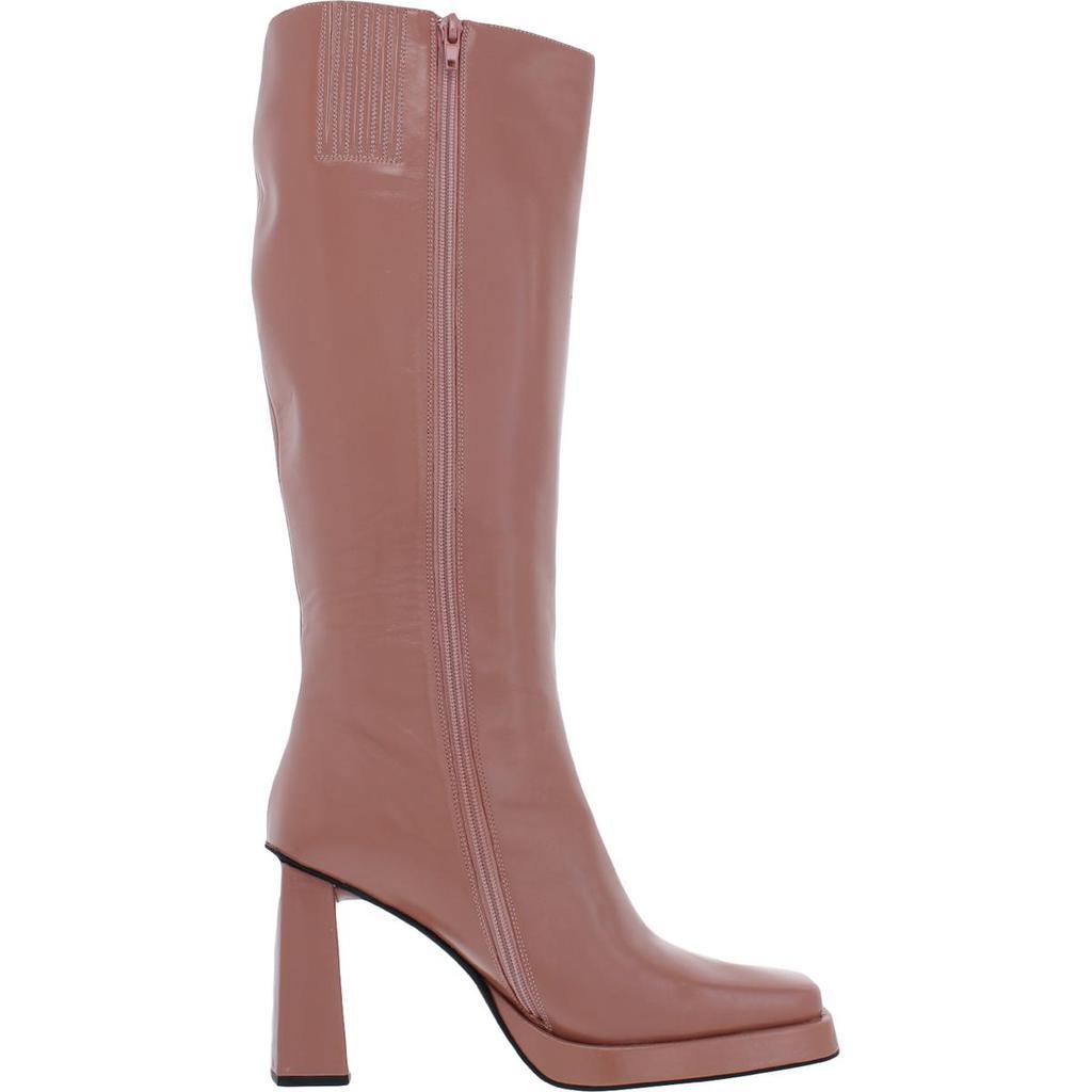 商品Jeffrey Campbell|Jeffrey Campbell Womens Maximal Leather Zip up Knee-High Boots,价格¥1053,第6张图片详细描述