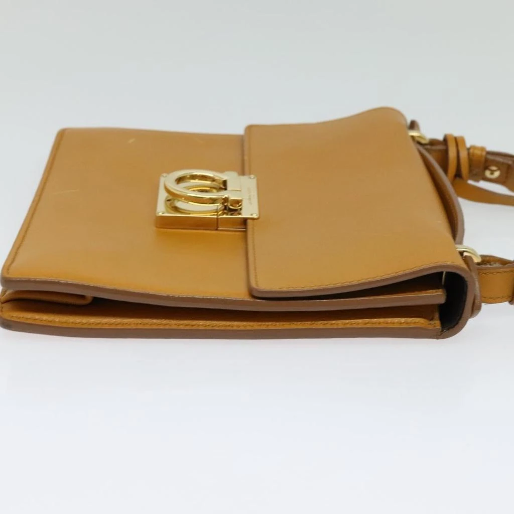 商品[二手商品] Salvatore Ferragamo|Gancini Leather Shoulder Bag (Pre-Owned),价格¥3476,第4张图片详细描述