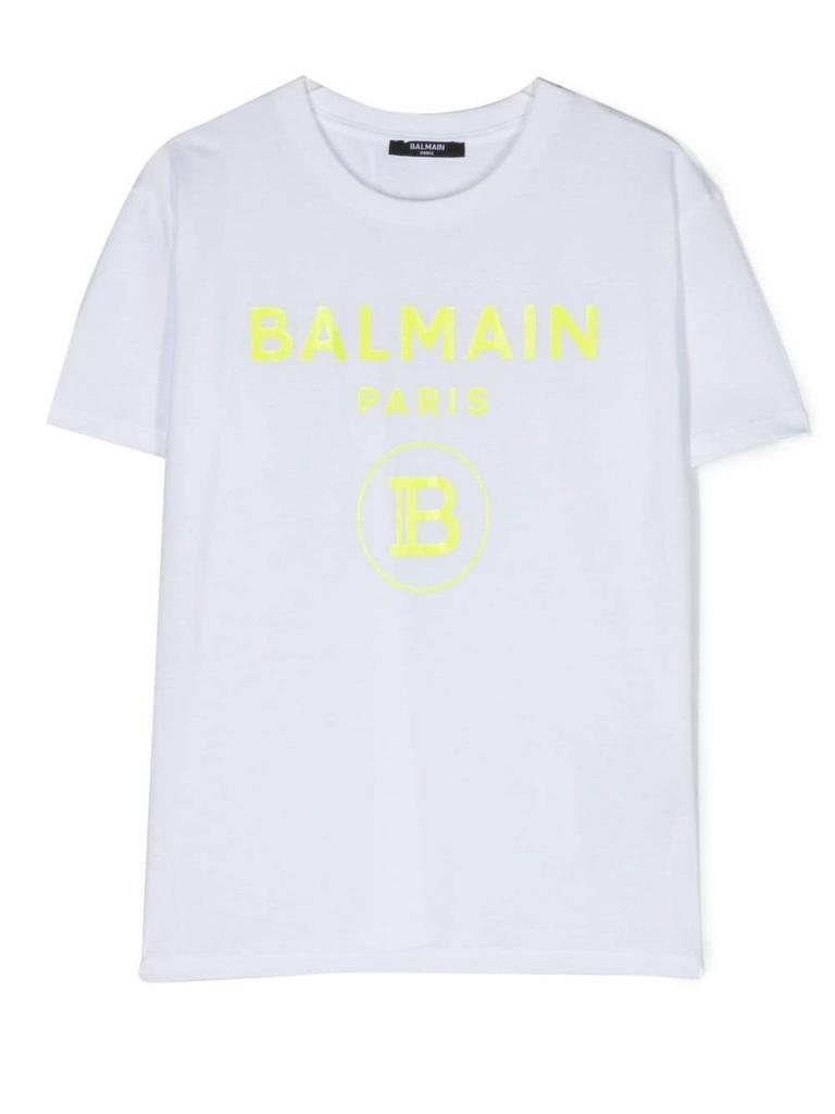 商品Balmain|Balmain T-shirt With Print,价格¥672,第1张图片