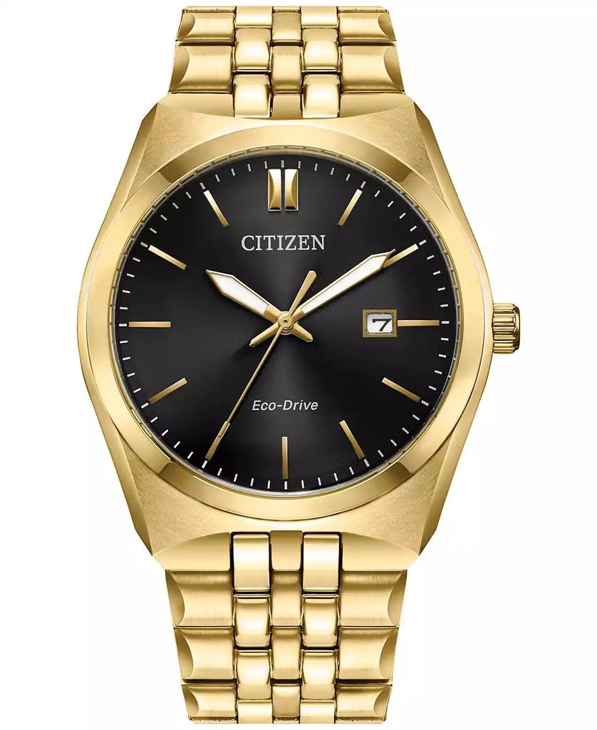 商品Citizen|Eco-Drive Men's Corso Gold-Tone Stainless Steel Bracelet Watch 40mm,价格¥2285,第1张图片