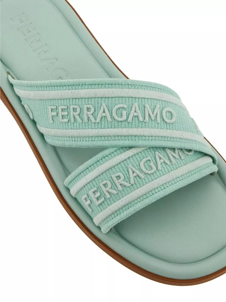 商品Salvatore Ferragamo|Laurene Logo Sandals,价格¥2082,第4张图片详细描述