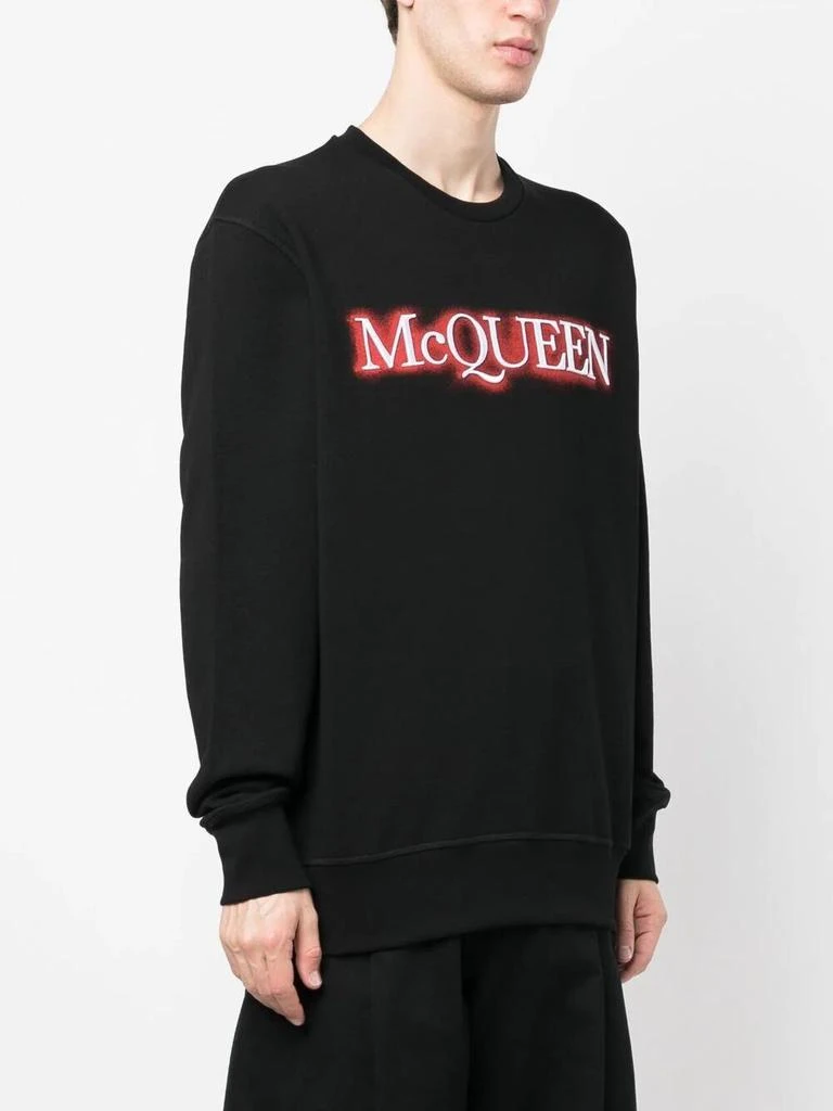 商品Alexander McQueen|Mcqueen spray logo sweatshirt,价格¥1717,第3张图片详细描述