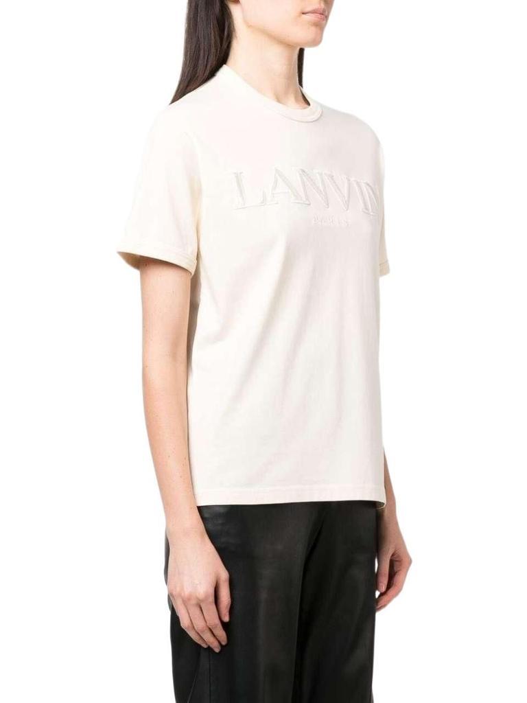 商品Lanvin|Lanvin Women's  Beige Cotton T Shirt,价格¥2418,第4张图片详细描述