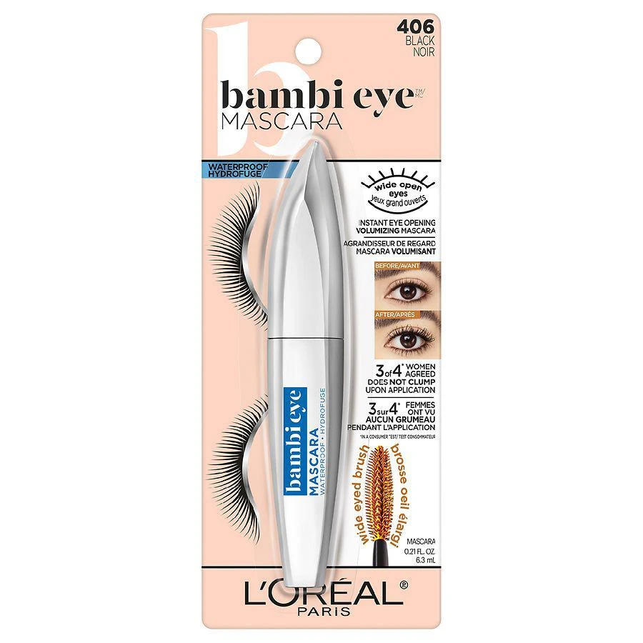 商品L'Oreal Paris|Bambi Eye Waterproof Mascara,价格¥51,第3张图片详细描述