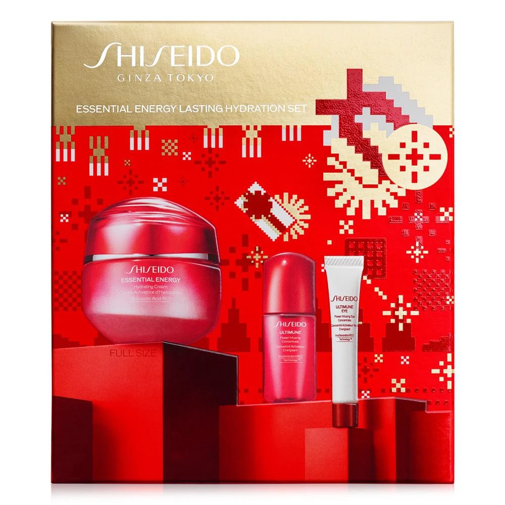 商品Shiseido|3-Pc. Essential Energy Lasting Hydration Skincare Set,价格¥377,第2张图片详细描述