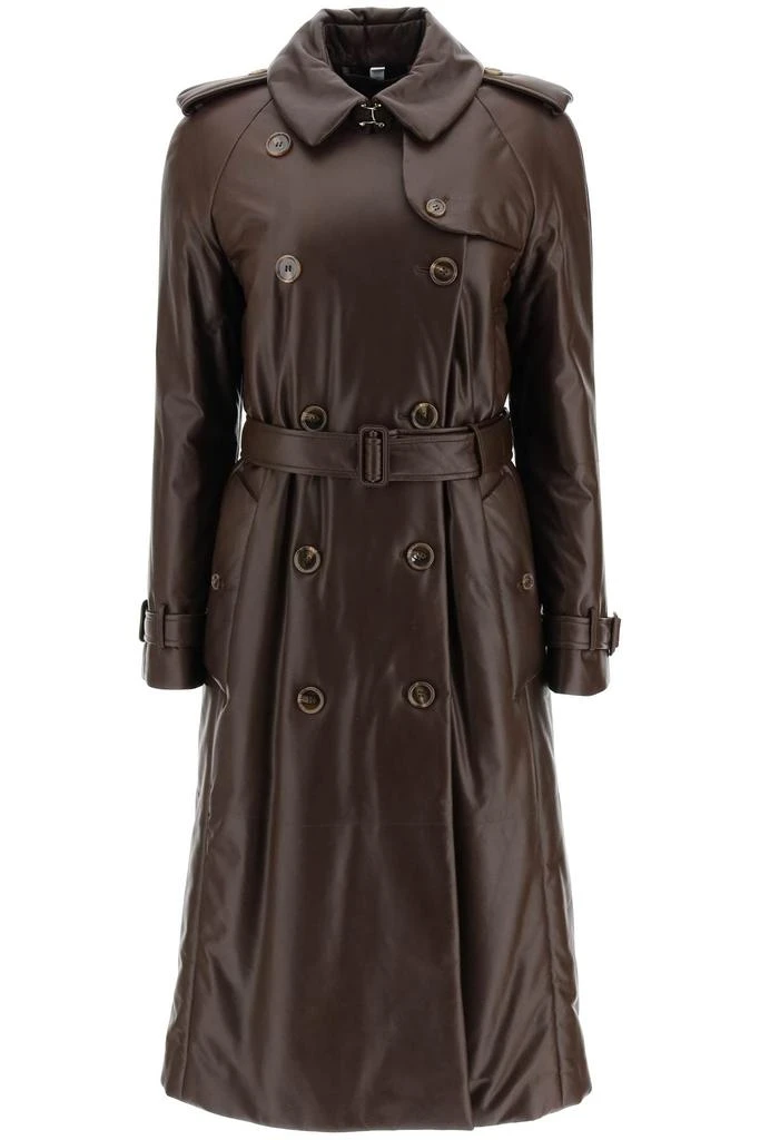 商品Burberry|Burberry Plonge Lambskin Waterloo Trench Coat,价格¥23410,第1张图片