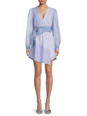 商品Bailey 44|Gem Stripe Cotton Mini Dress,价格¥395,第1张图片