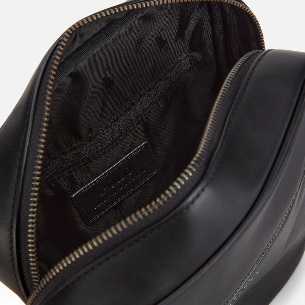 商品Ralph Lauren|Polo Ralph Lauren Men's Smooth Leather Cross Body Bag - Black,价格¥1930,第5张图片详细描述