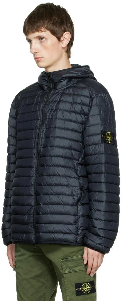 商品Stone Island|Navy Nylon Down Jacket,价格¥2371,第4张图片详细描述