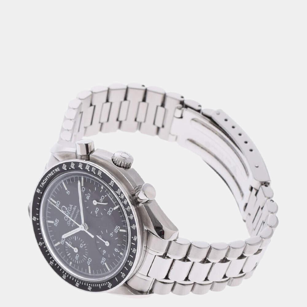 Omega Black Stainless Steel Speedmaster 3510.50 Automatic Men's Wristwatch 39 mm商品第3张图片规格展示