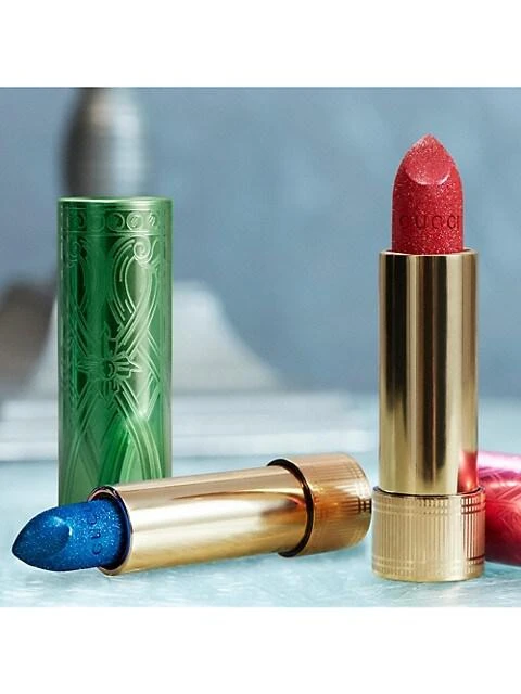 商品Gucci|Rouge à Lèvres Lunaison Glitter Lipstick,价格¥346,第4张图片详细描述