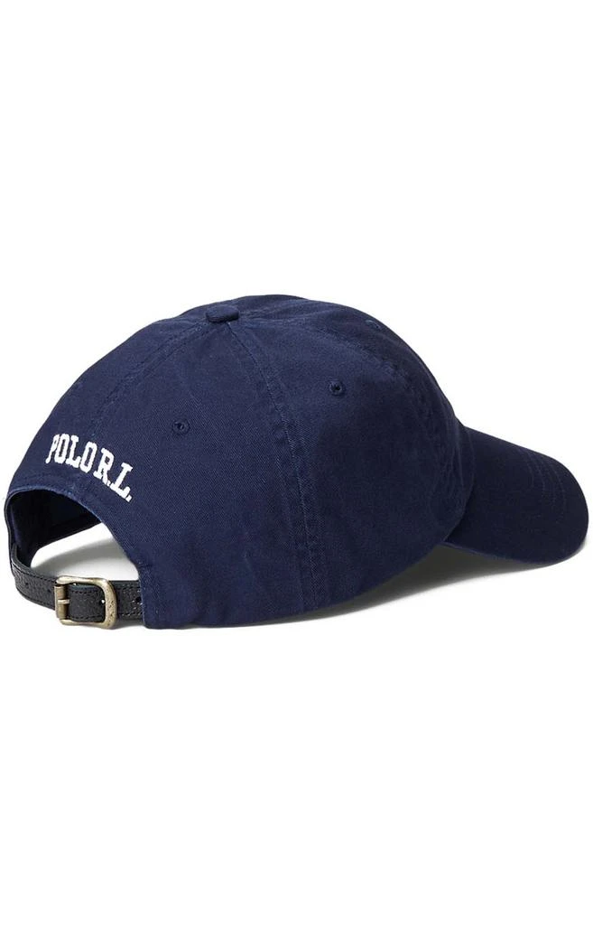 商品Ralph Lauren|Iconic Wing Logo Chino Ball Cap - Newport Navy,价格¥284,第2张图片详细描述